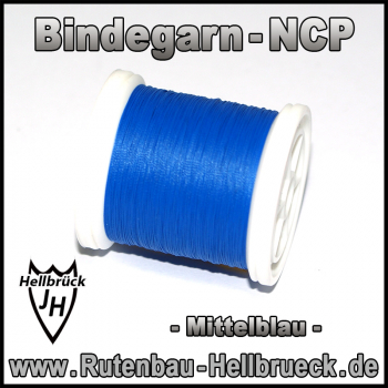 Bindegarn Nylon - NCP - Mittelblau - Vorfixiert
